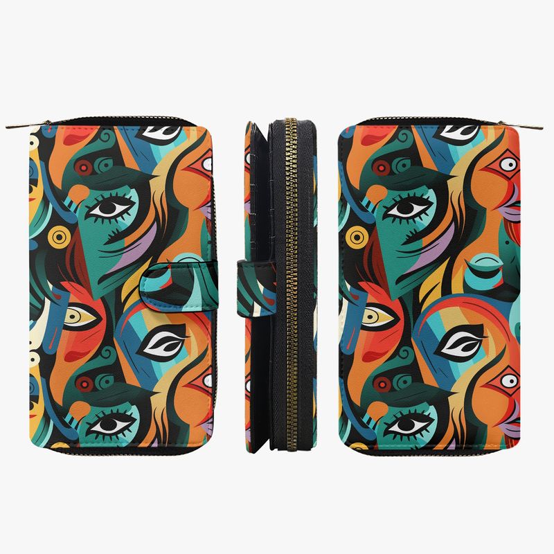 Large colorful purse - Picasso style