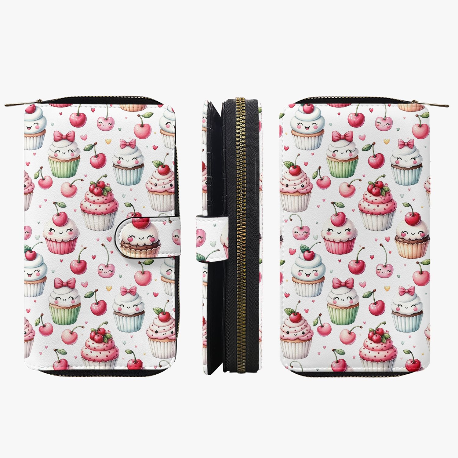 Large wallet Kawaii - sweet tarts