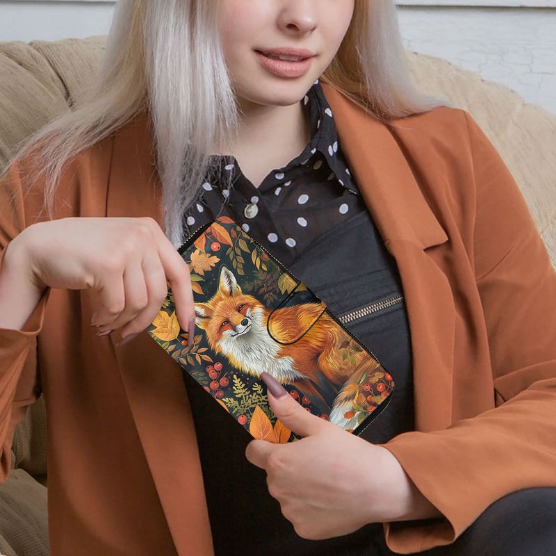 Large wallet - fox