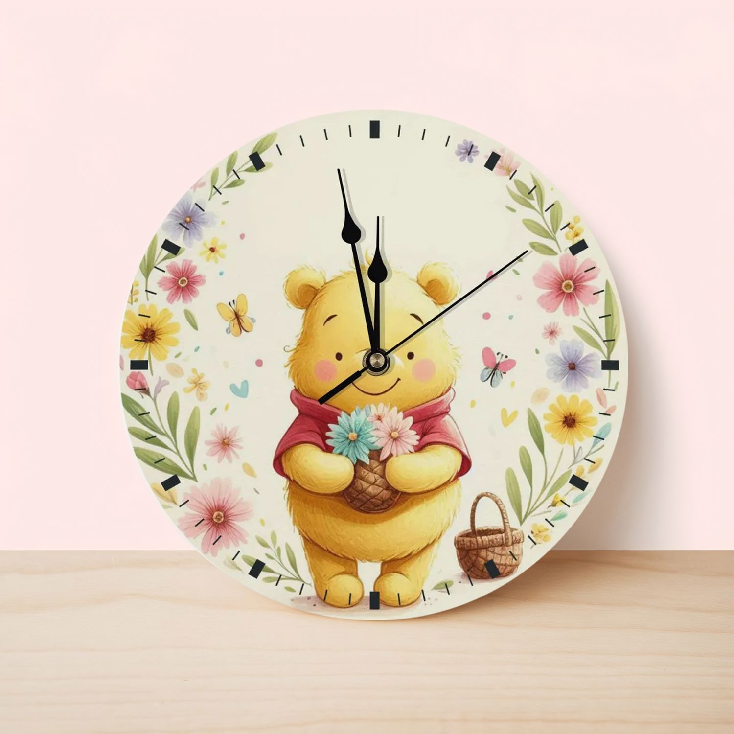 Wooden wall clock - Winnie the Pooh