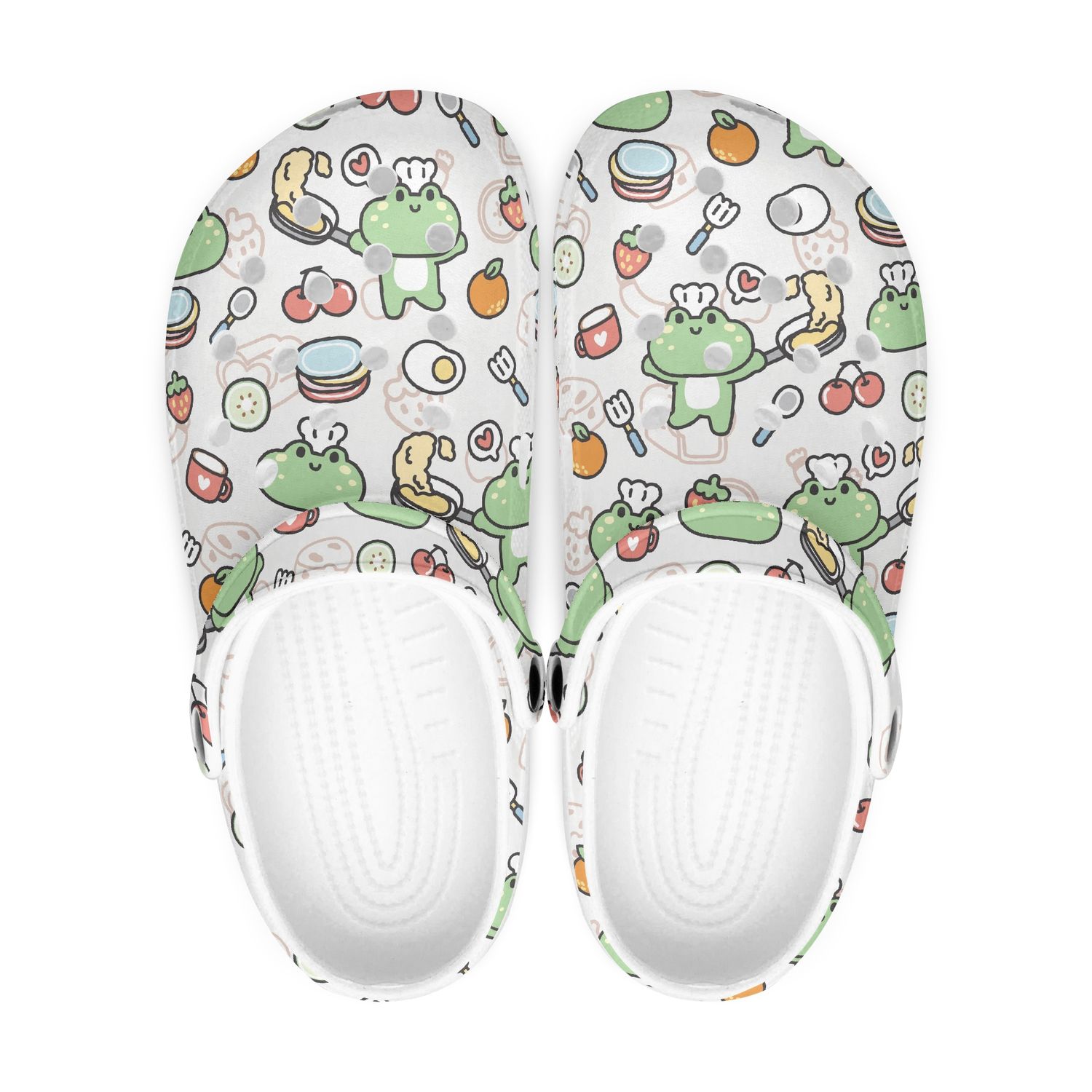 Fun kawaii style clogs - frog