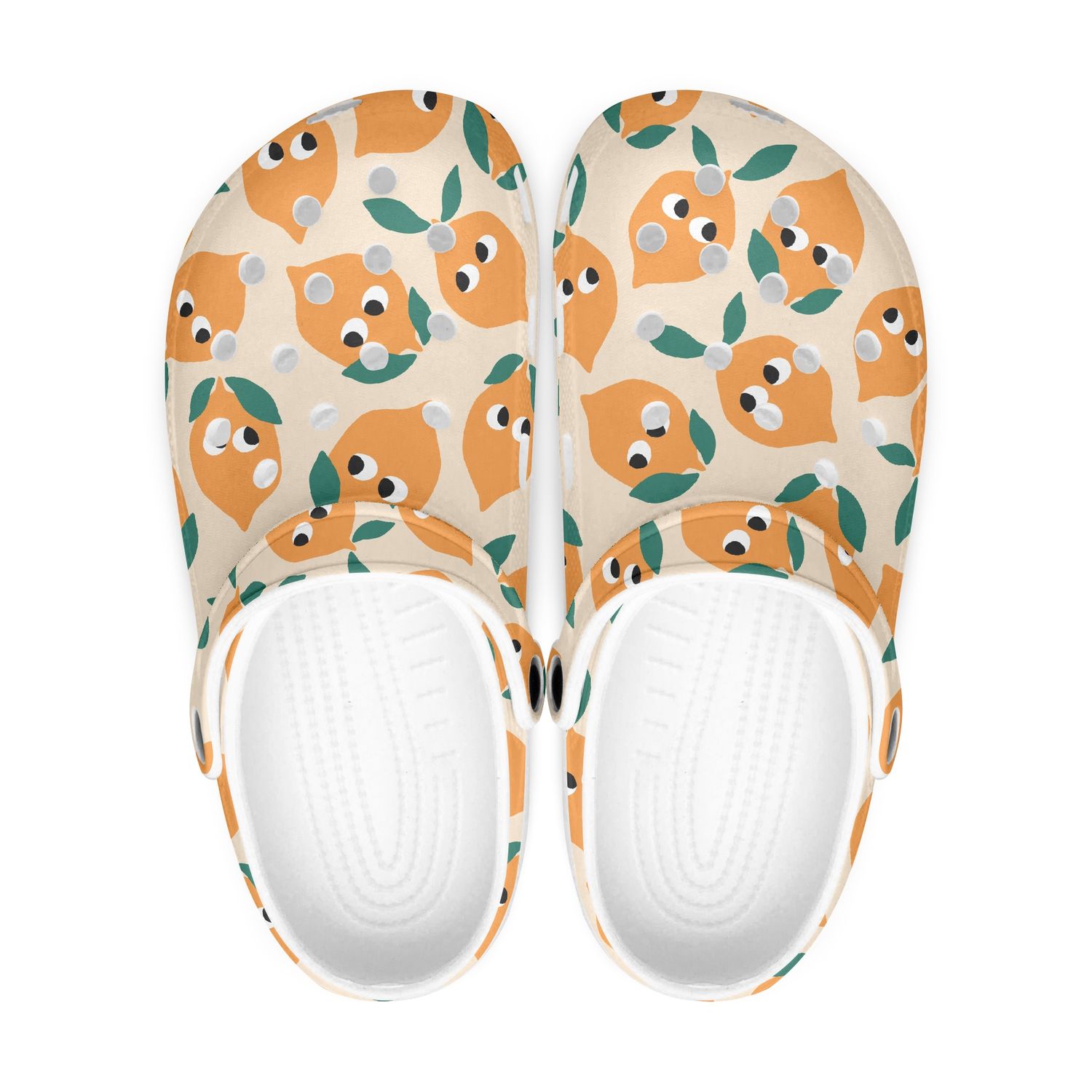 Funny fruit clogs - oranges