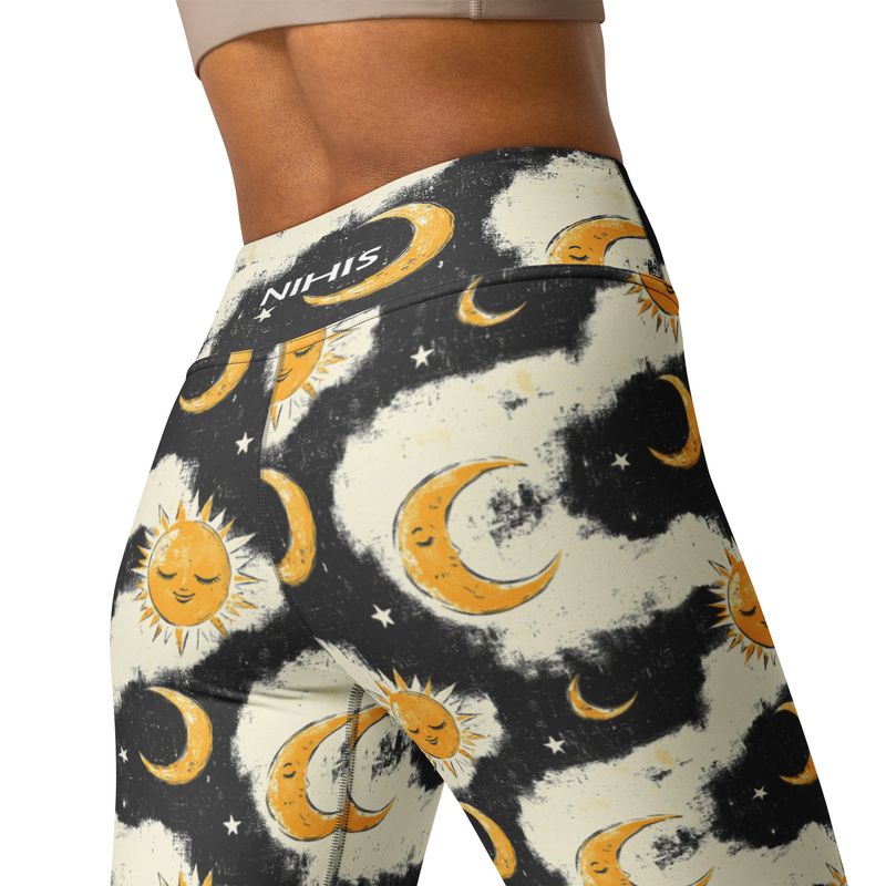 Sun - Moon high-waist leggings