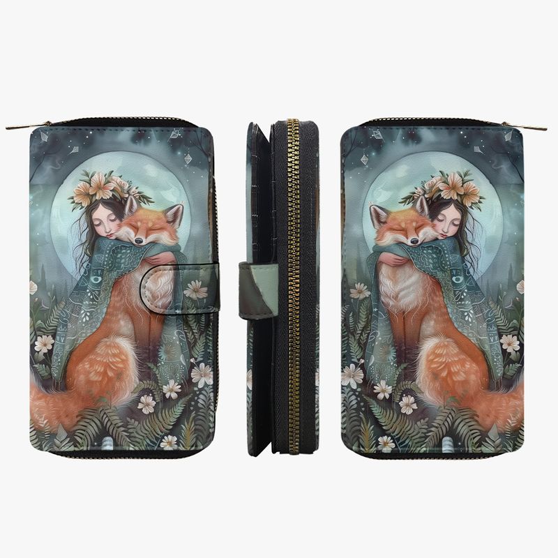 Large wallet &quot;Animal Love&quot; - ​​fox