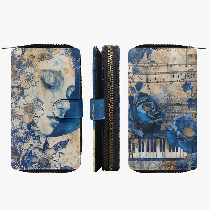 Large wallet Vienna Blue Journal