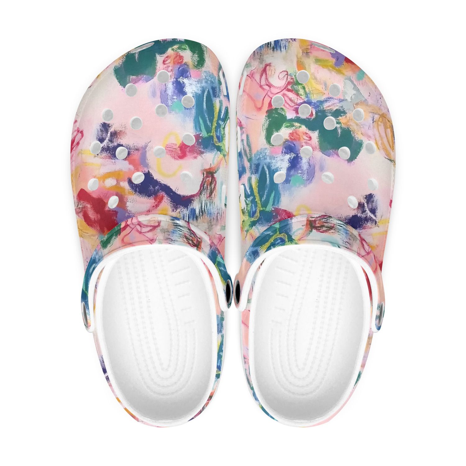 Colorful Abstract Clogs