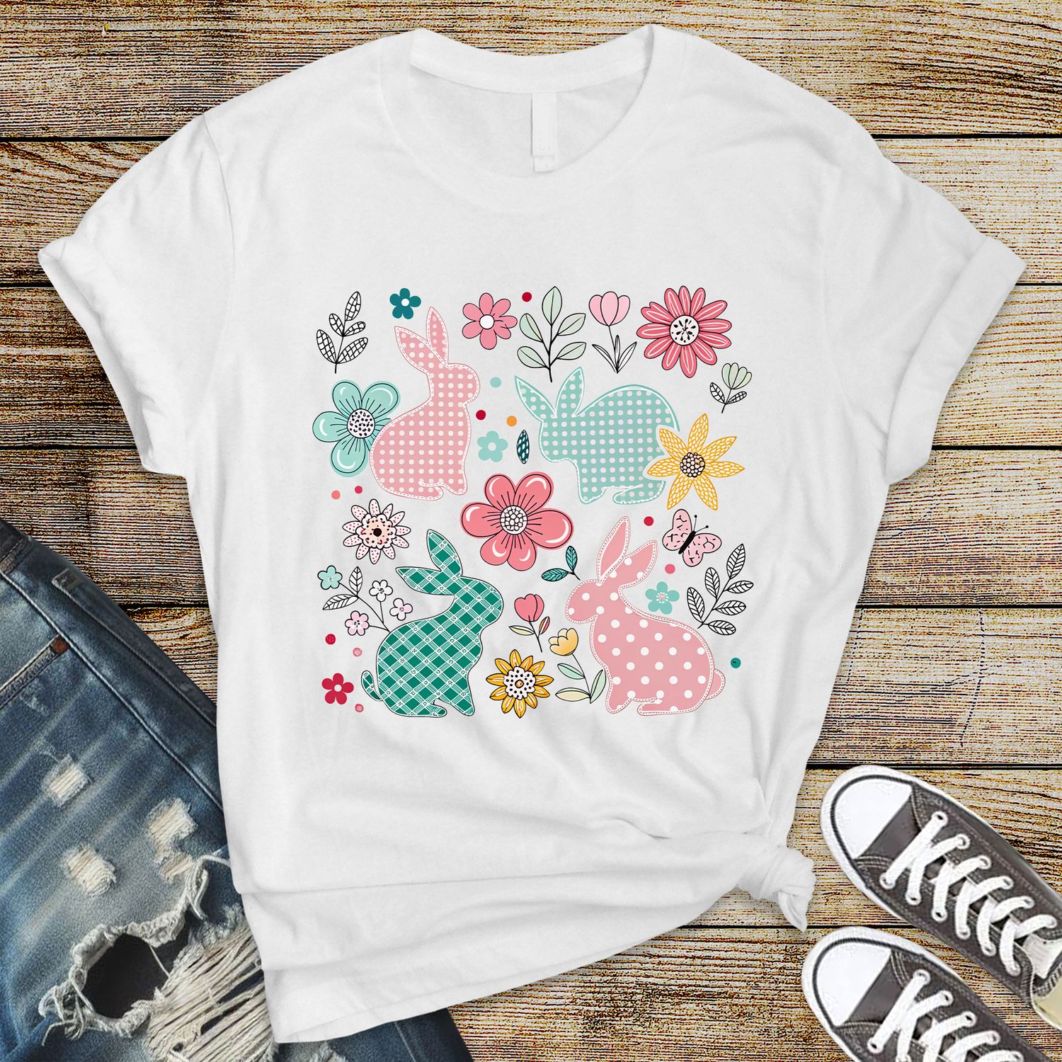 Women&#39;s T-Shirt Boho - Rabbit