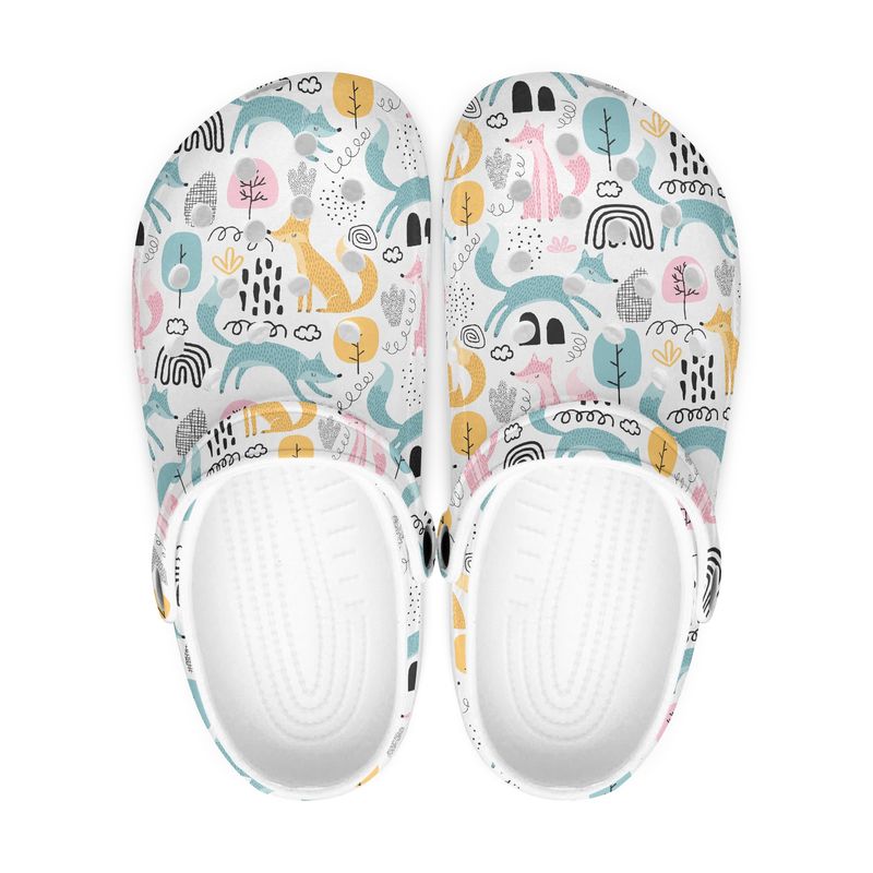 Summery Colorful Clogs - Fox