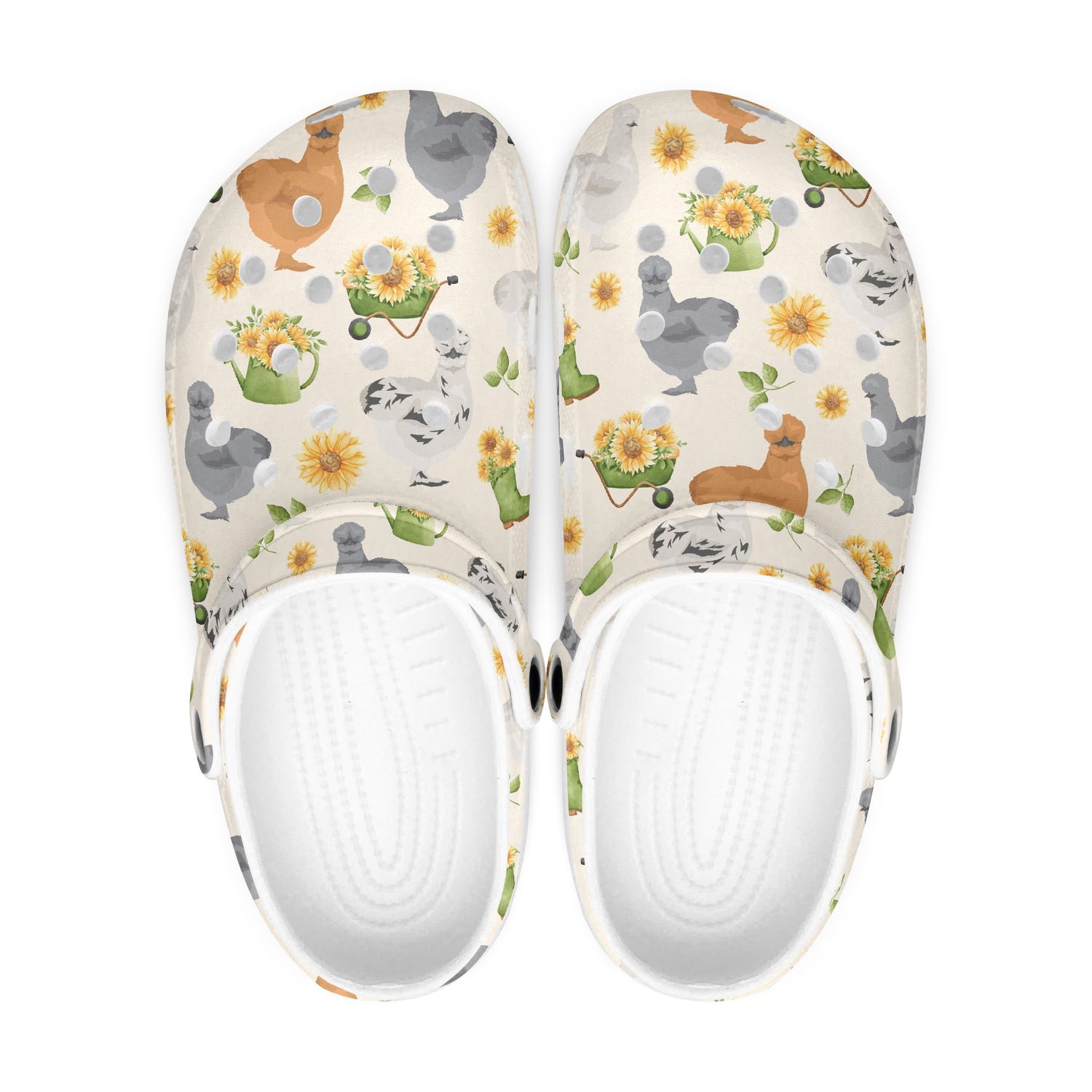Summery Silkie - Sunflower Clogs