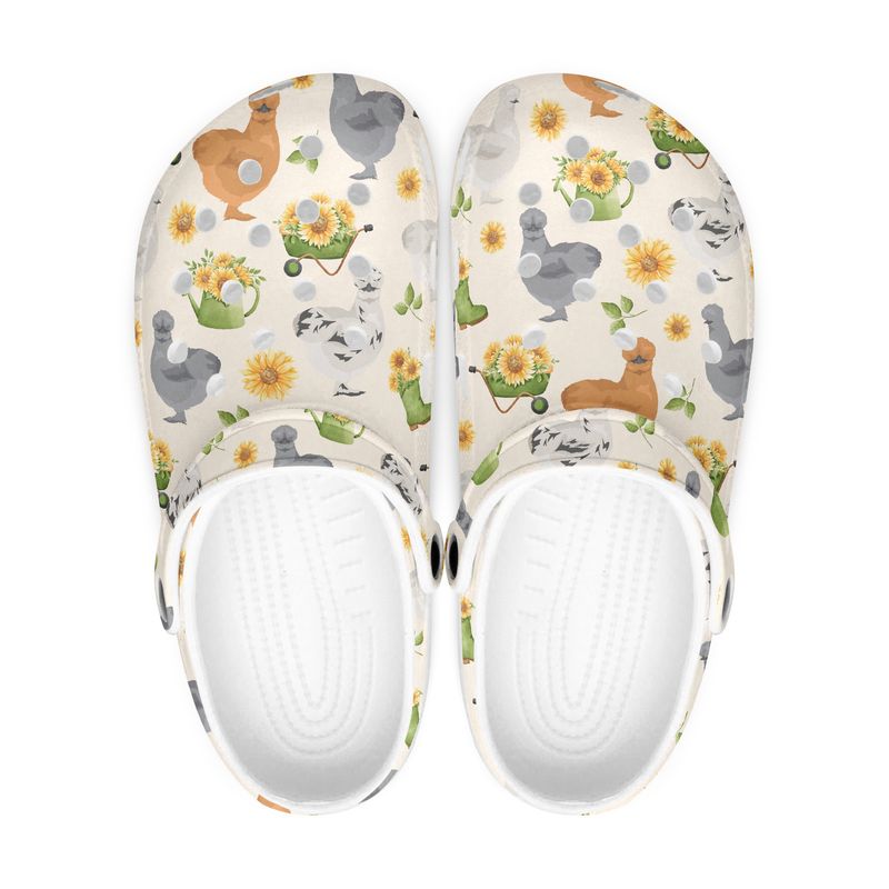 Summery Silkie - Sunflower Clogs
