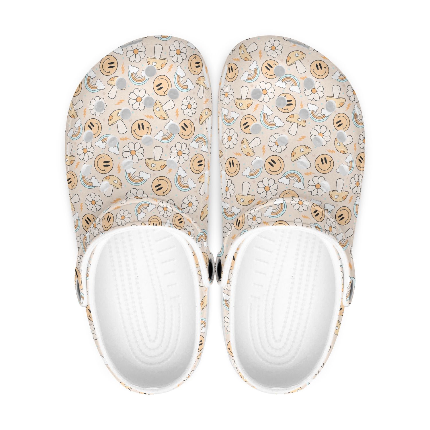Summery Fruity Orange Clogs