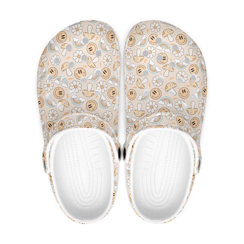 Summery Fruity Orange Clogs