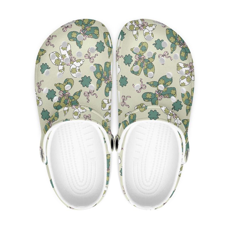 Green Balloon Dog - Clover Clogs