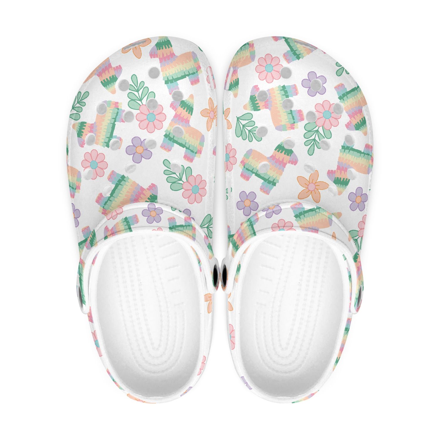 Colorful Pinata Clogs