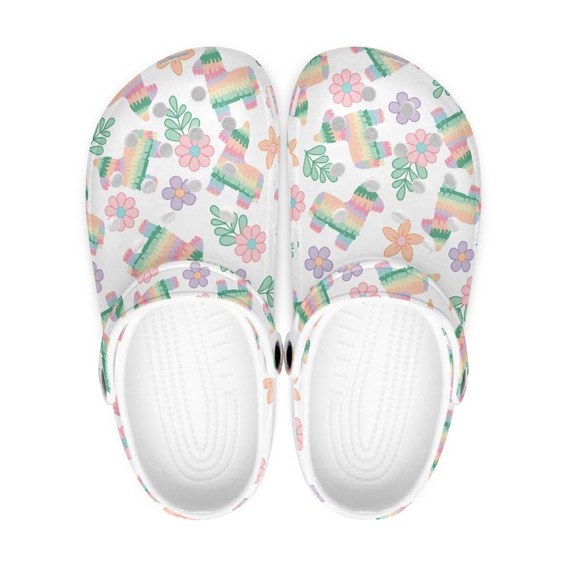 Colorful Pinata Clogs