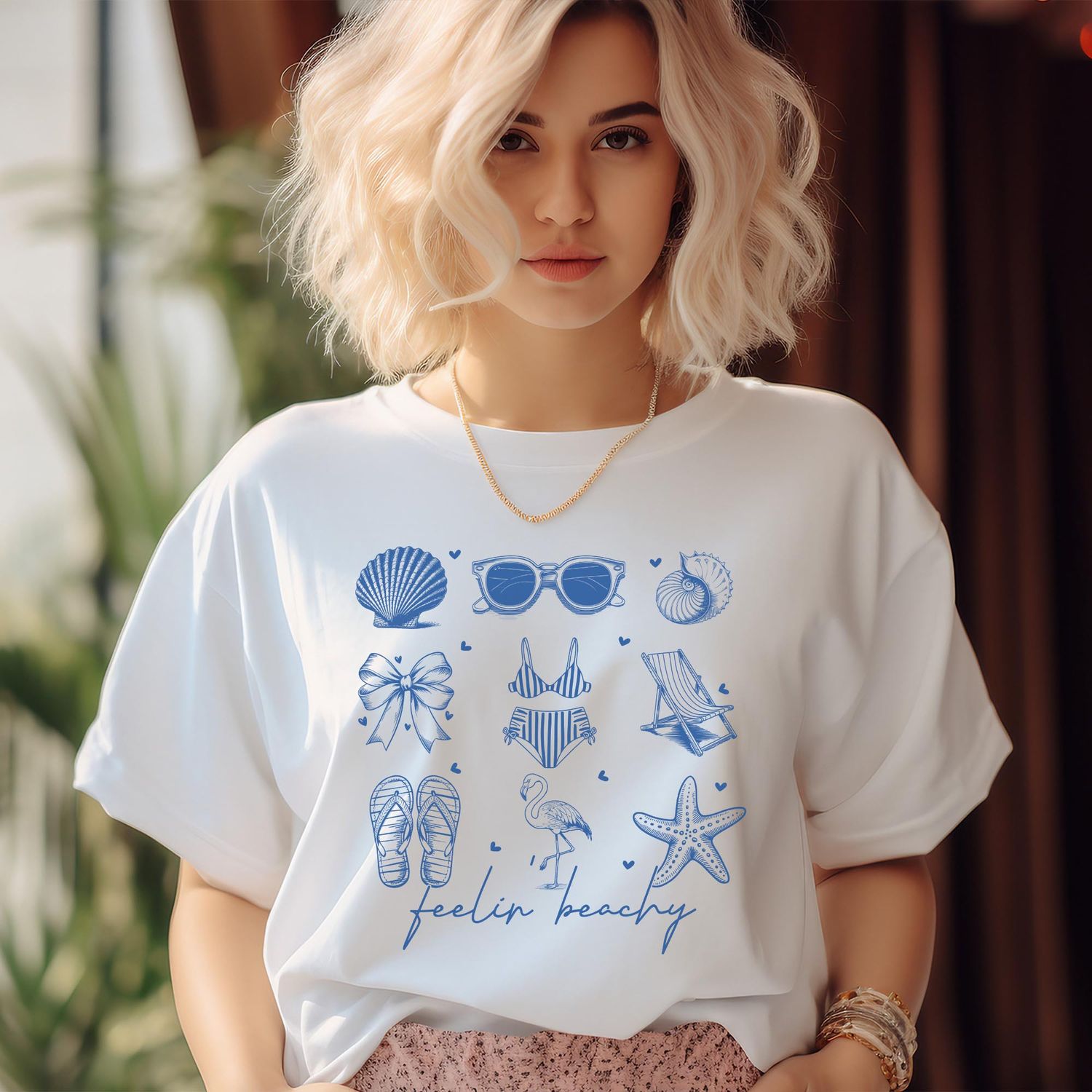 Women&#39;s T-Shirt Feeling Beachy