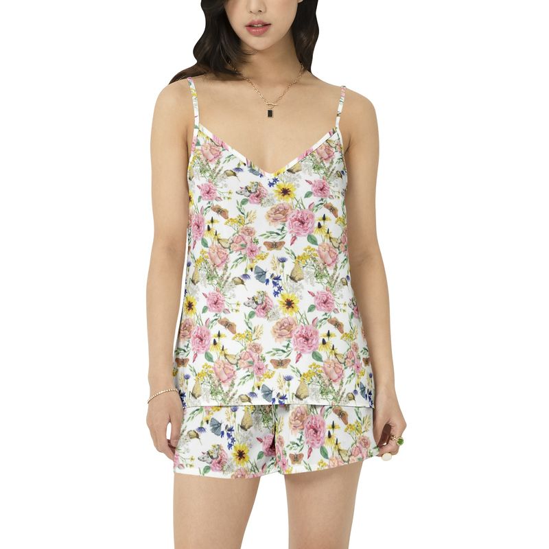 Loose women&#39;s pajama set - Floral