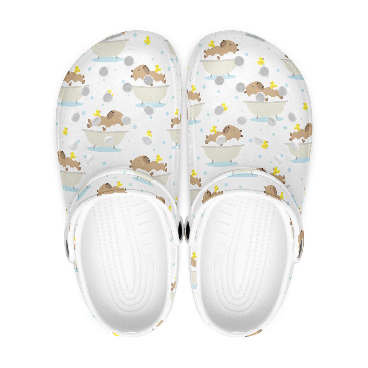 “Bathtime Buddies” clogs – capybara style