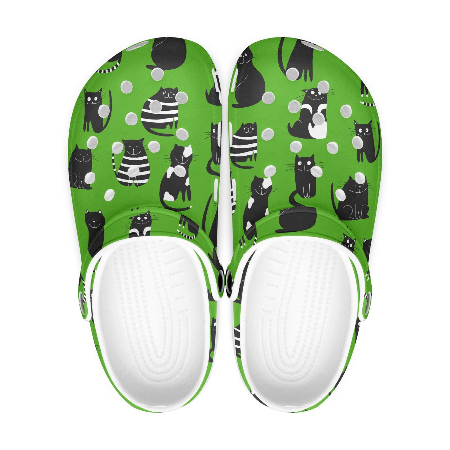 “Meow Mania” Clogs – Cheeky Cats