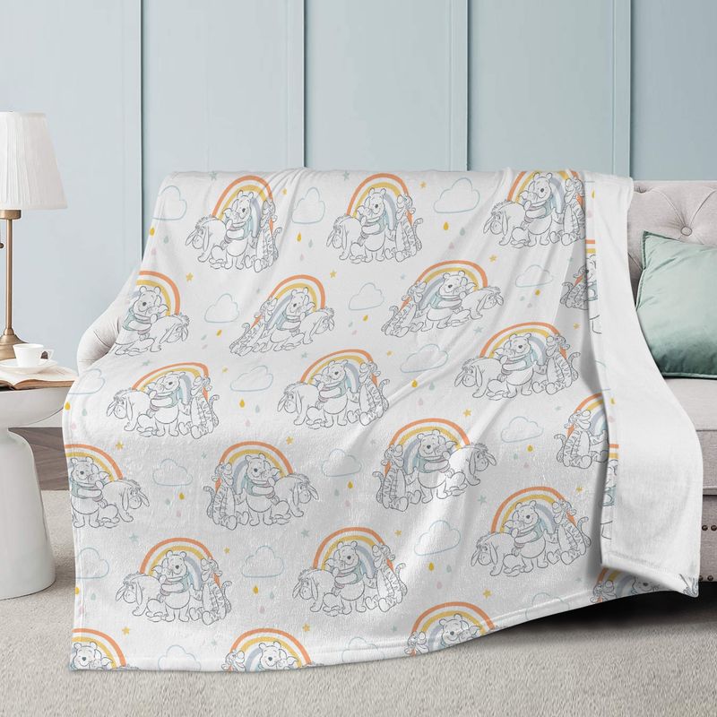 Rainbow Dreams cuddly blanket – Winnie &amp; Friends