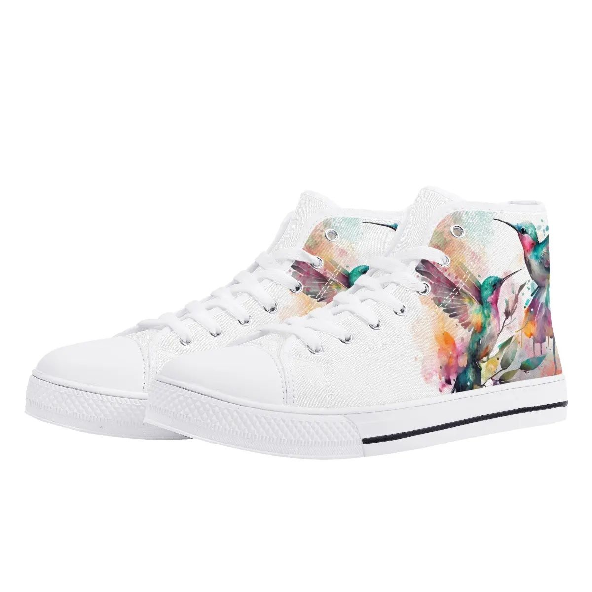 High-top canvas shoes Hummingbird Harmony