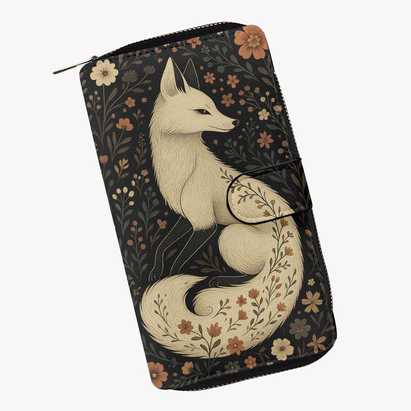 Large wallet &quot;Fox Magic in the Blossom Forest&quot;