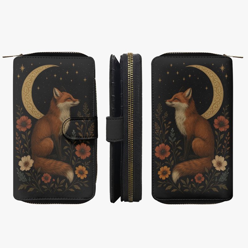 Large wallet &quot;Moon Fox – Guardian of the Night&quot;