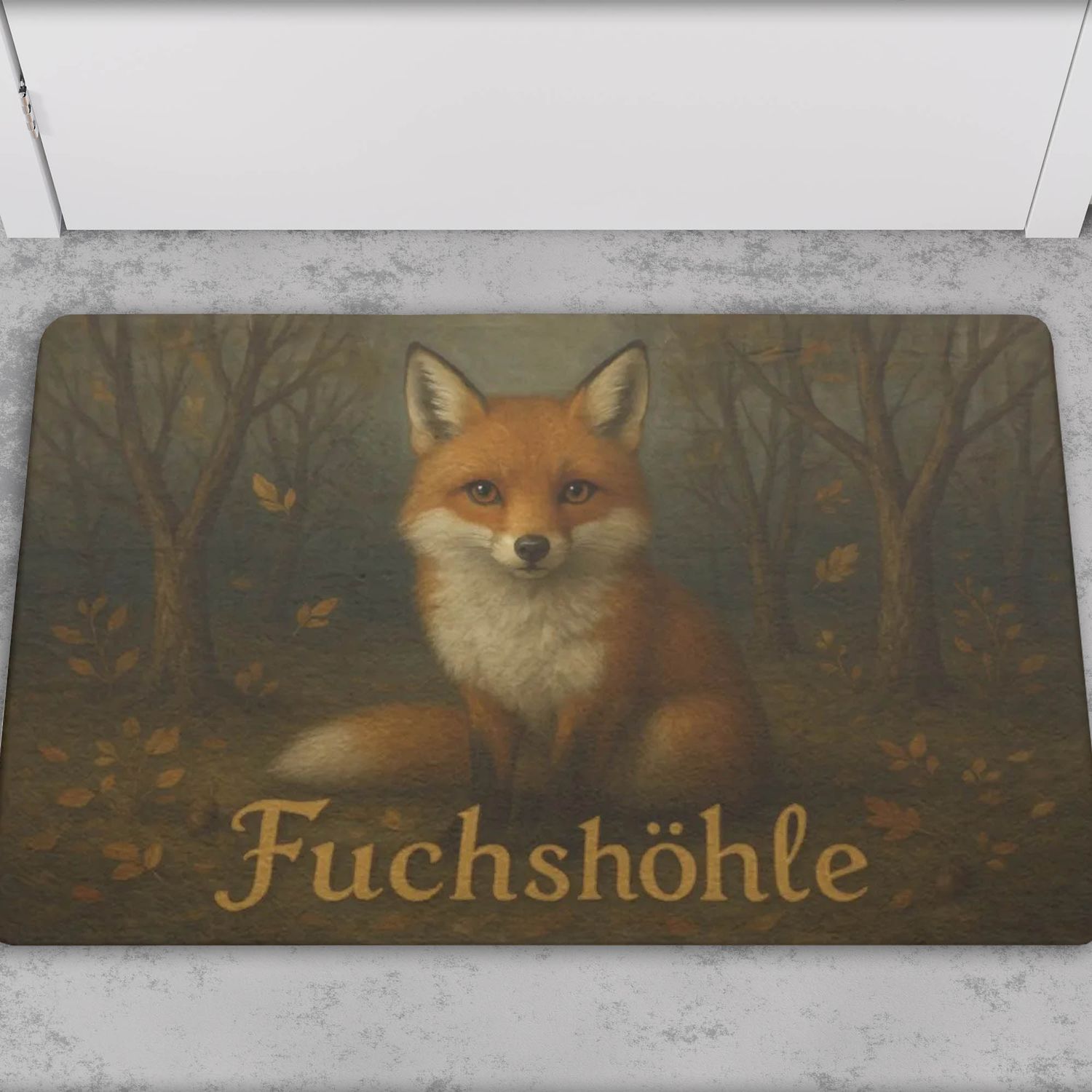 Doormat &quot;Fox Cave&quot; Fox