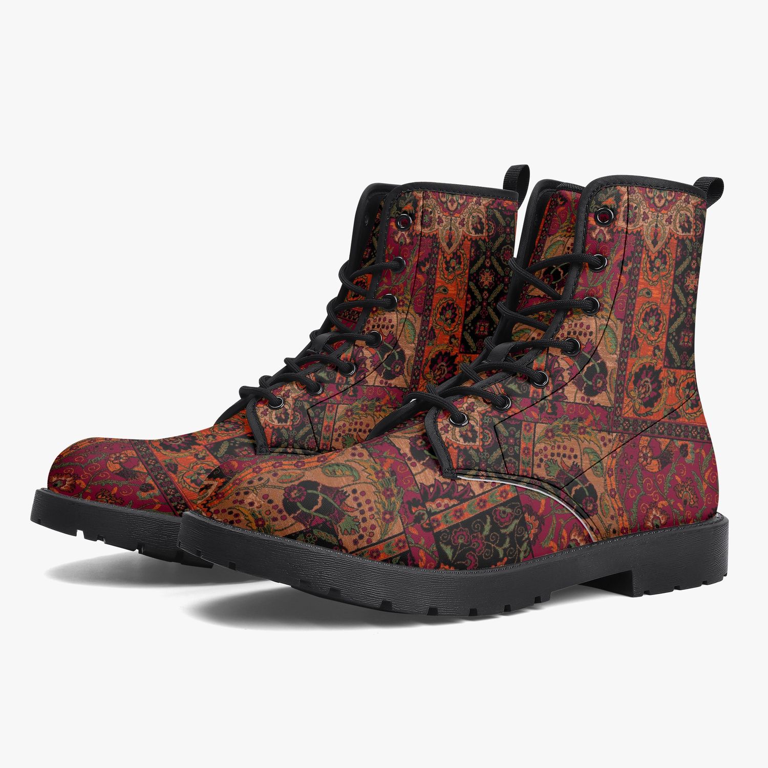 Ethno leather boots “Orient Blaze”