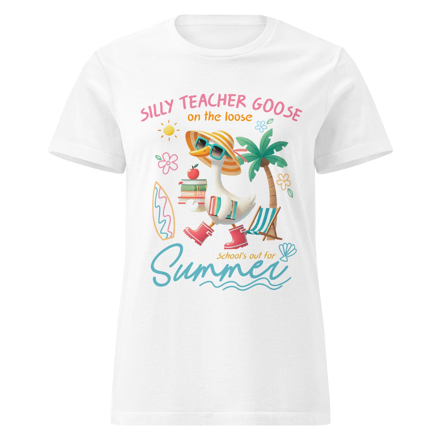 Dames Silly Teacher Goose T-shirt