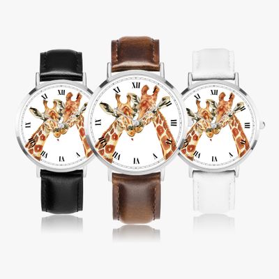 Leather wristwatches