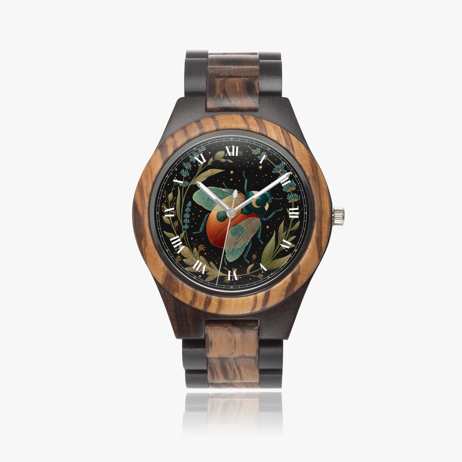 Unisex wooden watch “Nature Beetle”