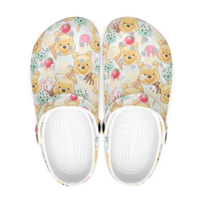 Summery Clogs - Winnie the Pooh Ice Cream