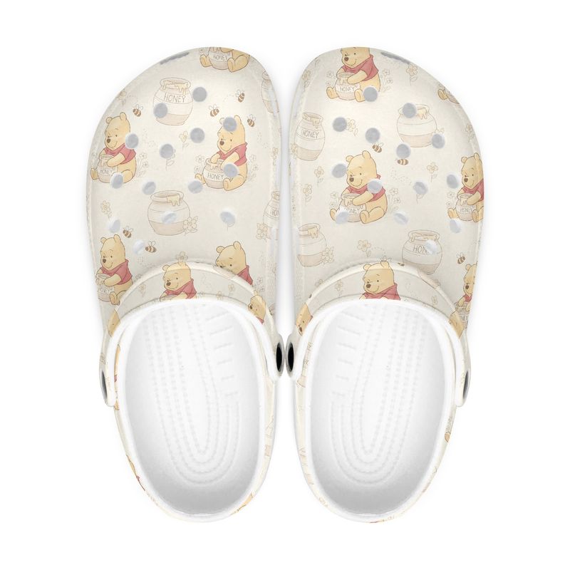 Beige clogs - Winnie the Pooh honey pot