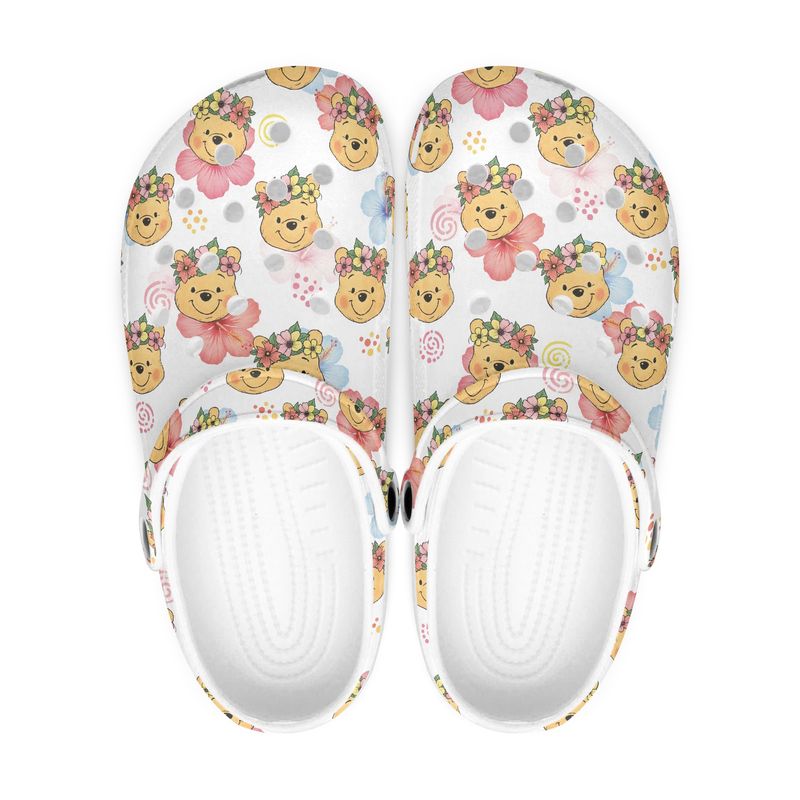 Cute Tropical Clogs - Winnie the Pooh