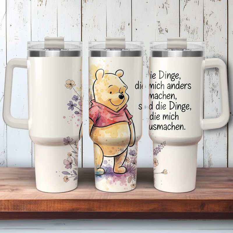 Tumbler with handle - ToGo - Winnie the Pooh