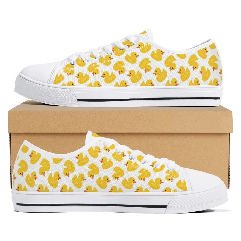 Canvas Shoes - Funny Rubber Duck Pattern