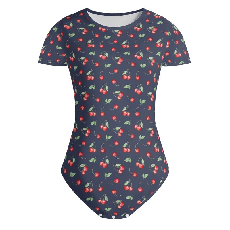 Dark blue bodysuit Classic Cherry Love