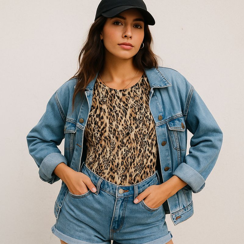 Animal print bodysuit Wild Instinct