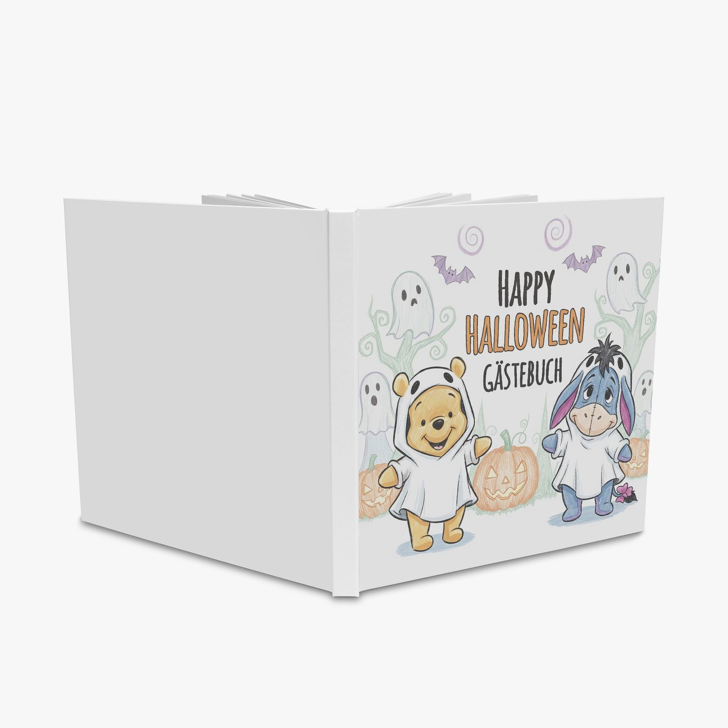 Children&#39;s Guestbook Pooh &amp; Friends Spooky Party