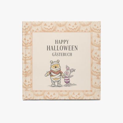 Halloween Gästebuch Winnie the Pooh und Ferkel