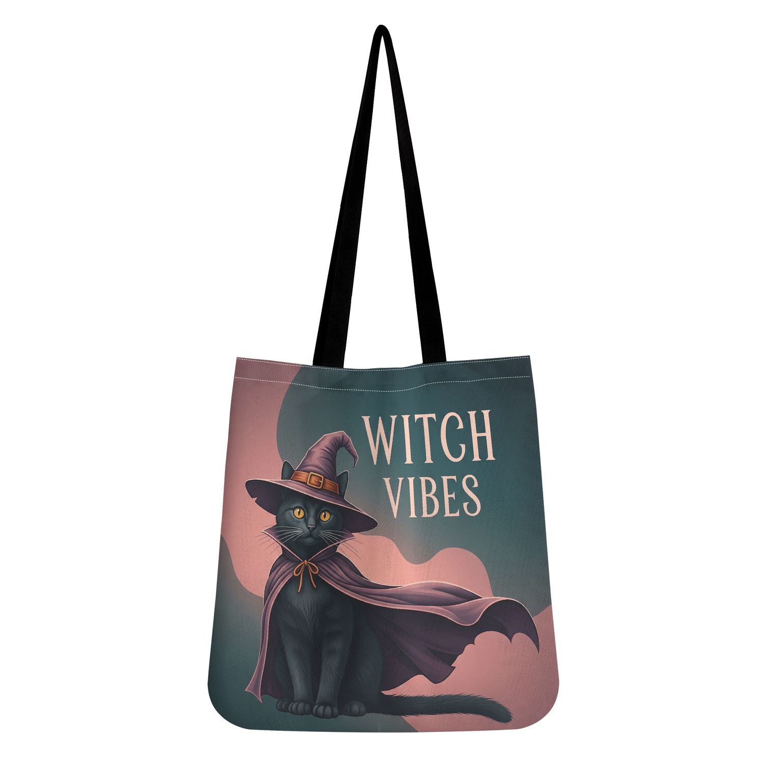 Cat fabric bag Midnight Witch Cat