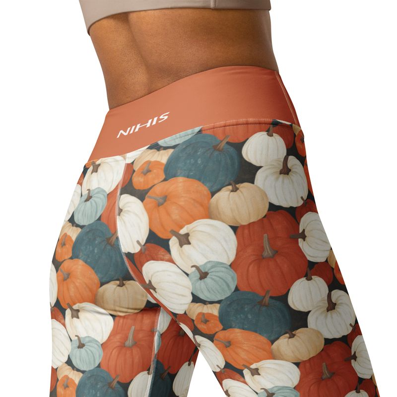 Pumpkin Spice Vibes High Waist Leggings