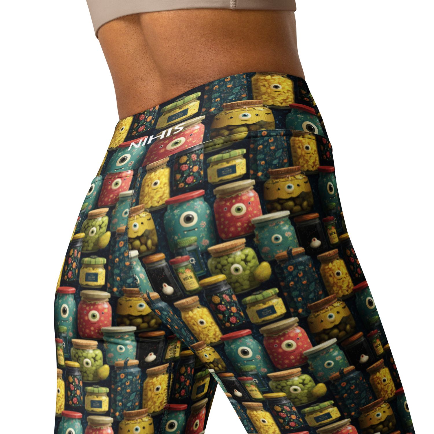 Monster Jars Mania high-waist leggings