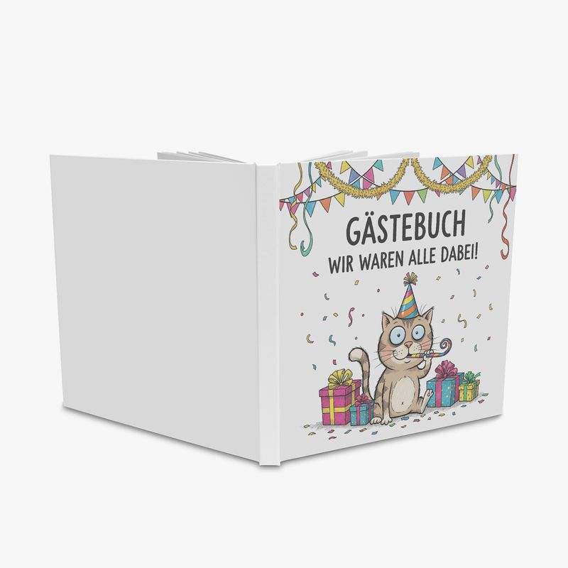 Children&#39;s Guestbook Cat - We were all there!