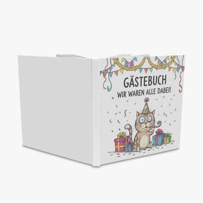 Kinder Gästebuch Katze - Wir waren alle dabei!