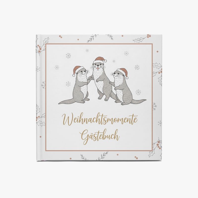 Christmas Moments Guestbook - Otter