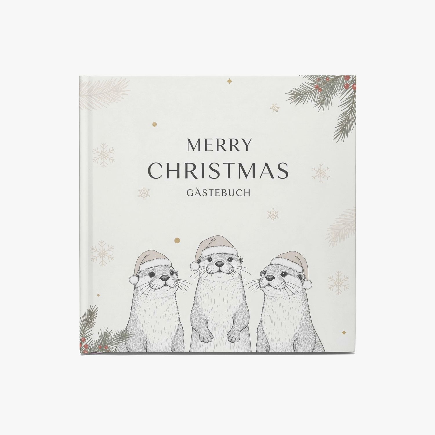 Merry Christmas Guestbook - Otter