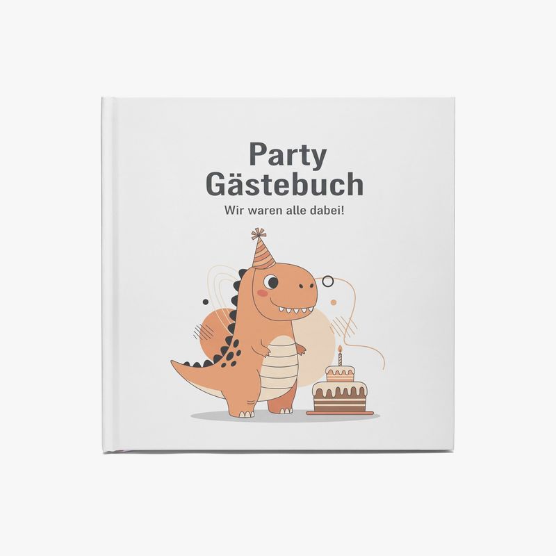 Party Guestbook - Dinosaur