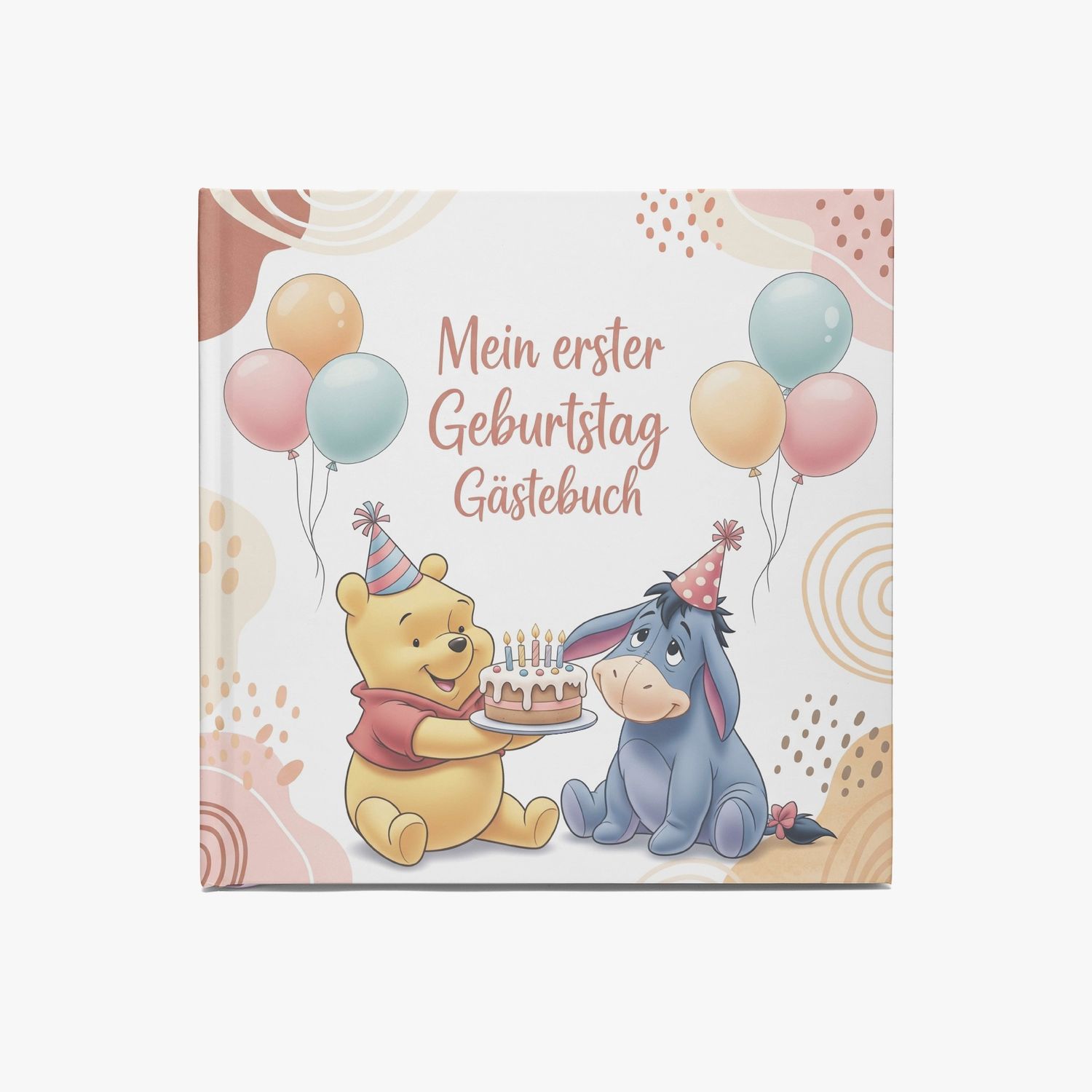 Winnie the Pooh &amp; Eeyore Guestbook - My First Birthday